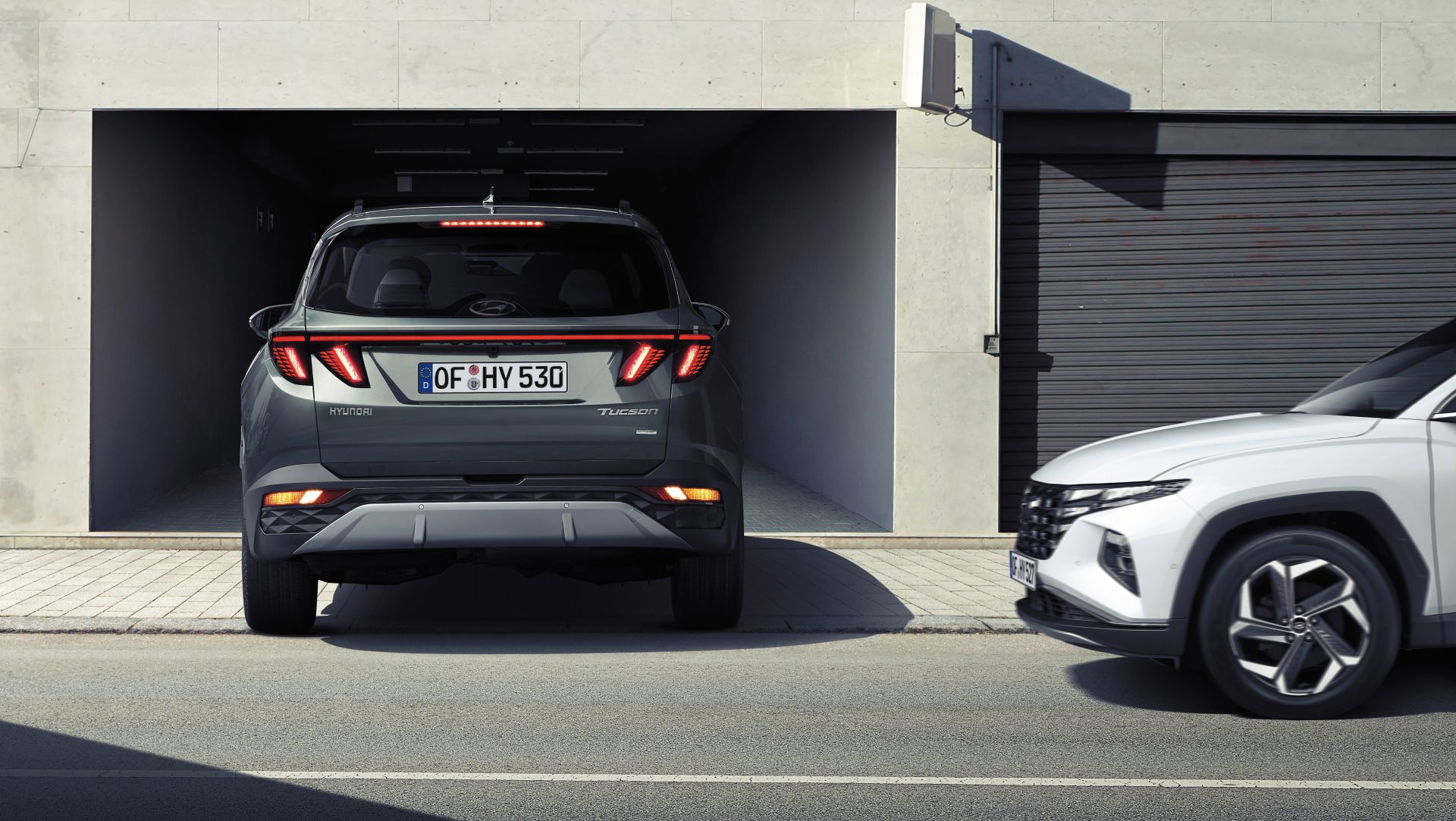 The safety and advanced driver-assistance systems of the Tucson compact SUV.